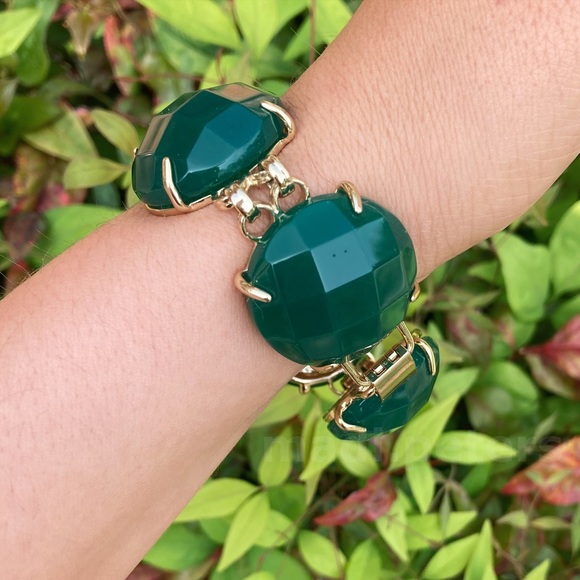 Kendra Scott Cassie Bracelet in Green Onyx - Picture 4 of 7